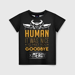 Детская футболка Human it was nice