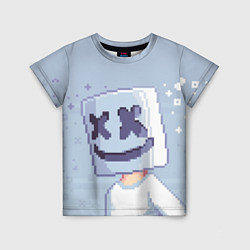 Детская футболка Marshmello Pixel