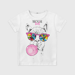 Детская футболка Because cool