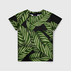 Детская футболка Тропические большие листья