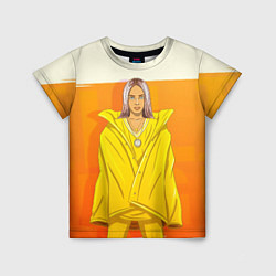 Детская футболка Billie Eilish: Yellow Girl