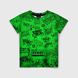 Детская футболка BILLIE EILISH: Grunge Graffiti