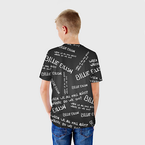 Детская футболка BILLIE EILISH: Where Do We Go / 3D-принт – фото 4
