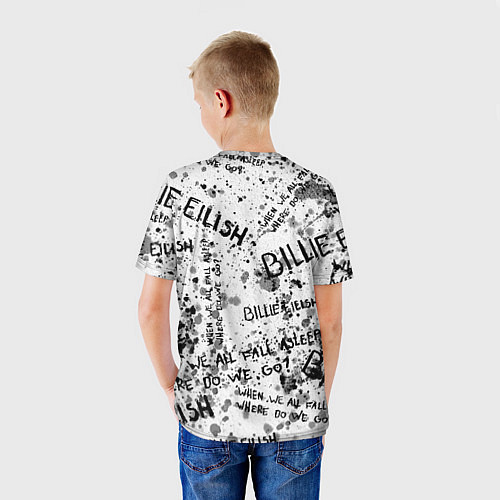 Детская футболка BILLIE EILISH: Where Do We Go / 3D-принт – фото 4