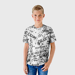 Футболка детская BILLIE EILISH: Where Do We Go, цвет: 3D-принт — фото 2