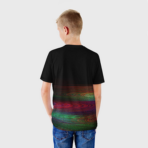Детская футболка BILLIE EILISH: Black Glitch / 3D-принт – фото 4