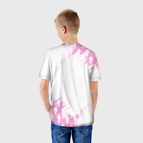 Детская футболка Billie Eilish: Pink Style / 3D-принт – фото 4