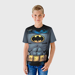 Футболка детская Batman костюм, цвет: 3D-принт — фото 2