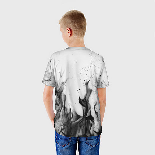 Детская футболка LINDEMANN: Black Fire / 3D-принт – фото 4