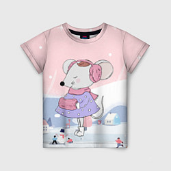 Детская футболка Милая мышка