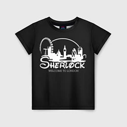 Футболка детская Sherlock, цвет: 3D-принт