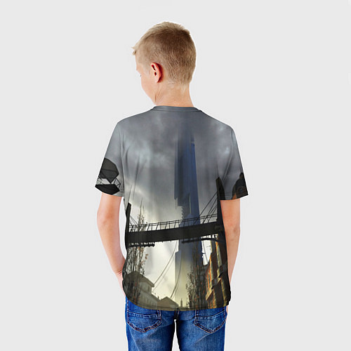 Детская футболка HALF LIFE / 3D-принт – фото 4