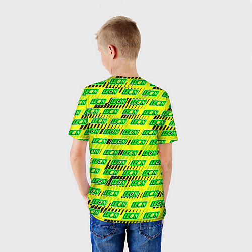 Детская футболка Brawl Stars leon / 3D-принт – фото 4