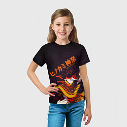 Футболка детская Клинок, рассекающий демонов, цвет: 3D-принт — фото 2