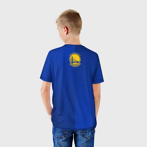 Детская футболка GOLDEN STATE WARRIORS / 3D-принт – фото 4