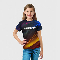 Футболка детская DETROIT BECOME HUMAN, цвет: 3D-принт — фото 2