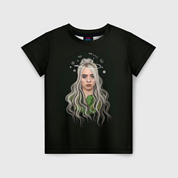 Детская футболка Billie Eilish Black Art