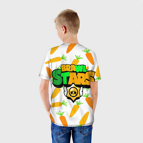Детская футболка BRAWL STARS х LEON RABBIT / 3D-принт – фото 4