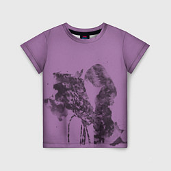 Детская футболка Девушка с конем