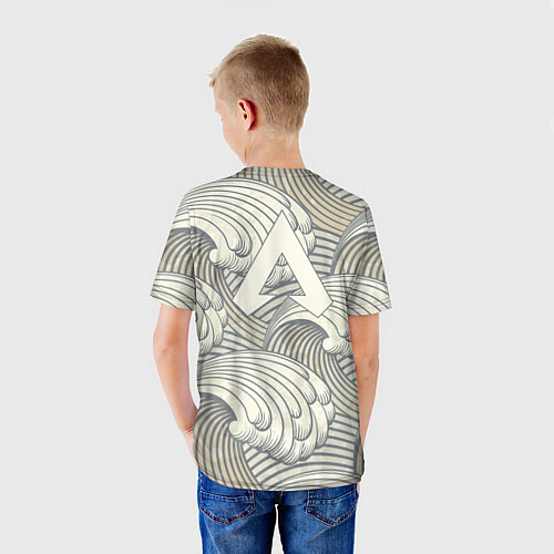 Детская футболка Apex Legends Спина / 3D-принт – фото 4