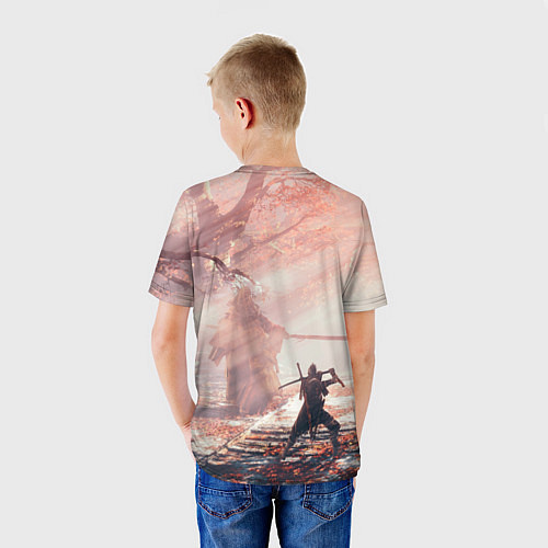 Детская футболка Sekiro - Boss Fight / 3D-принт – фото 4