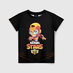 Футболка детская BRAWL STARS MAX, цвет: 3D-принт