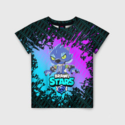 Детская футболка BRAWL STARS ОБОРОТЕНЬ LEON