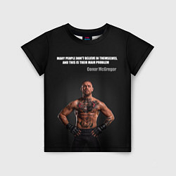 Детская футболка Conor McGregor: Motivation