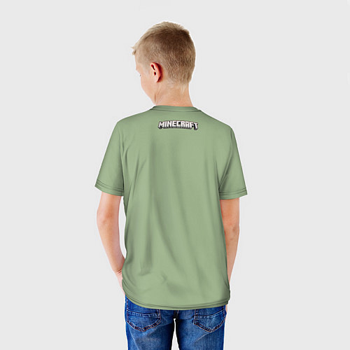 Детская футболка Майнкрафт / 3D-принт – фото 4