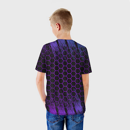 Детская футболка BRAWL STARS LEON ОБОРОТЕНЬ / 3D-принт – фото 4