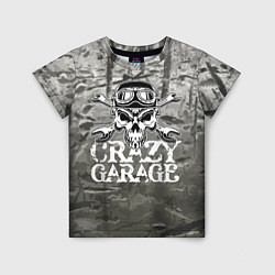 Детская футболка Crazy garage