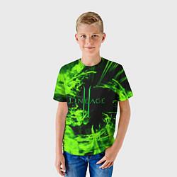 Футболка детская LINEAGE 2, цвет: 3D-принт — фото 2