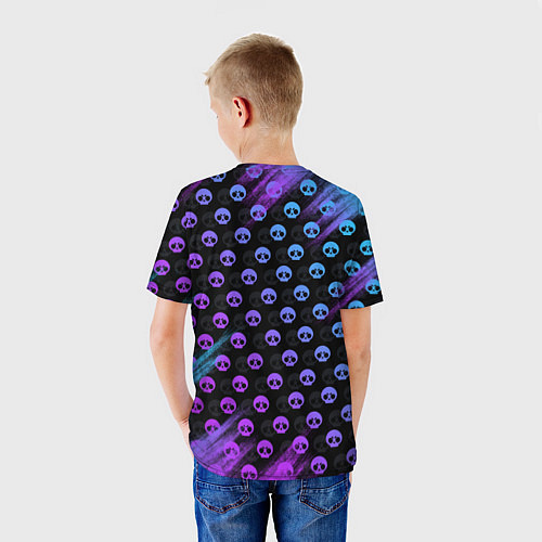 Детская футболка Brawl Stars LEON / 3D-принт – фото 4