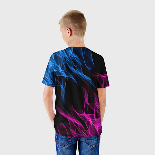 Детская футболка БИТВА ОГНЕЙ / 3D-принт – фото 4