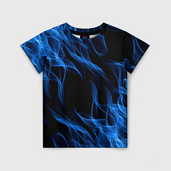 Детская футболка BLUE FIRE FLAME
