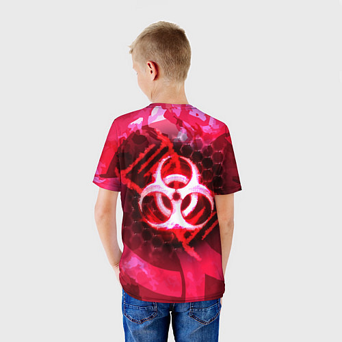 Детская футболка Plague Inc LC Oko / 3D-принт – фото 4