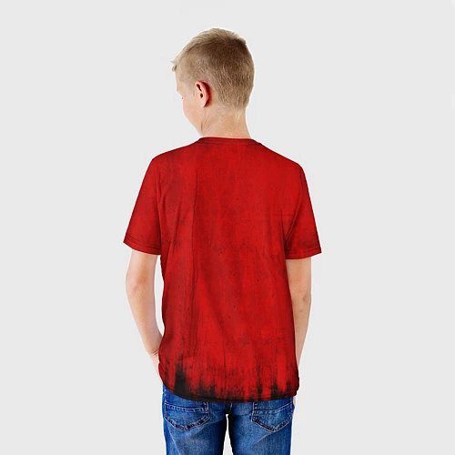 Детская футболка THREE DAYS GRACE RED / 3D-принт – фото 4