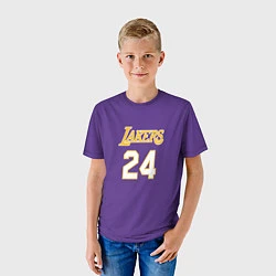Футболка детская Los Angeles Lakers Kobe Brya, цвет: 3D-принт — фото 2