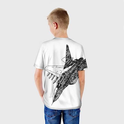 Детская футболка ВВС России / 3D-принт – фото 4