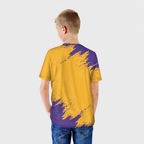 Детская футболка LA LAKERS / 3D-принт – фото 4