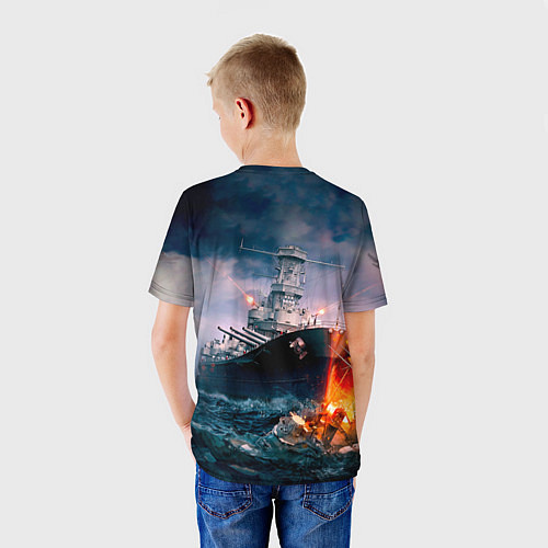 Детская футболка ВМФ / 3D-принт – фото 4