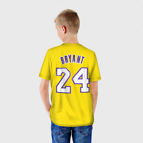 Детская футболка Kobe Bryant 24 / 3D-принт – фото 4