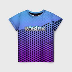 Футболка детская Roblox Gradient Pattern, цвет: 3D-принт