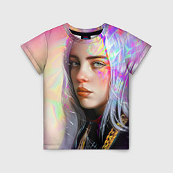 Футболка детская Billie Pinky Wave, цвет: 3D-принт