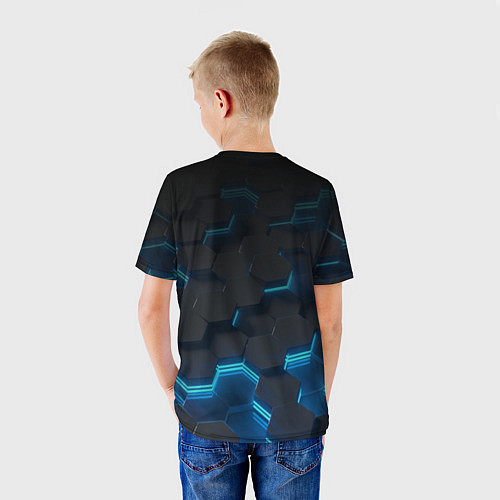 Детская футболка Roblox Neon Hex / 3D-принт – фото 4