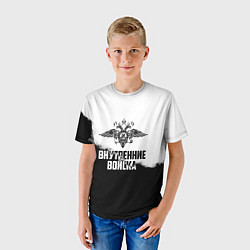 Футболка детская Внутренние Войска, цвет: 3D-принт — фото 2