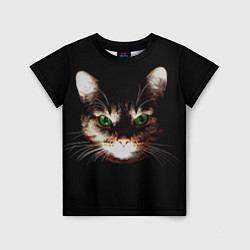 Детская футболка Зеленоглазый кот
