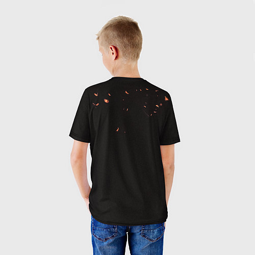 Детская футболка Пламенная бригада пожарных / 3D-принт – фото 4