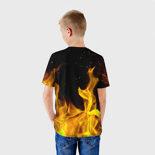 Детская футболка Brawl stars sally leon / 3D-принт – фото 4