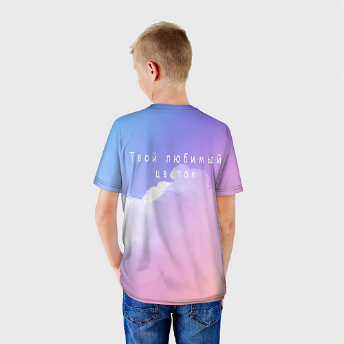 Детская футболка Тима Белорусских: Незабудка / 3D-принт – фото 4